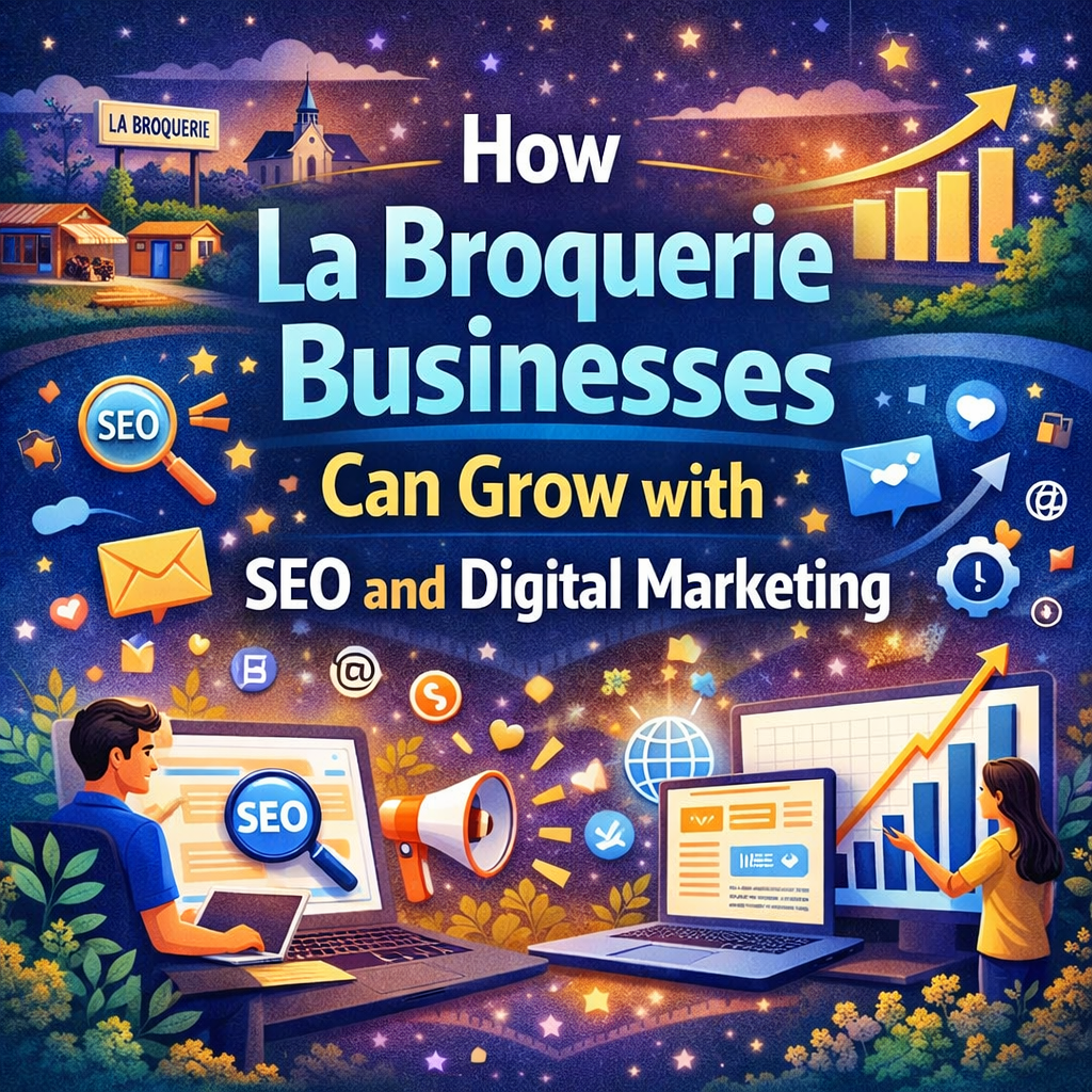 An image for a blog titled SEO and digital marketing strategies for La Broquerie businesses