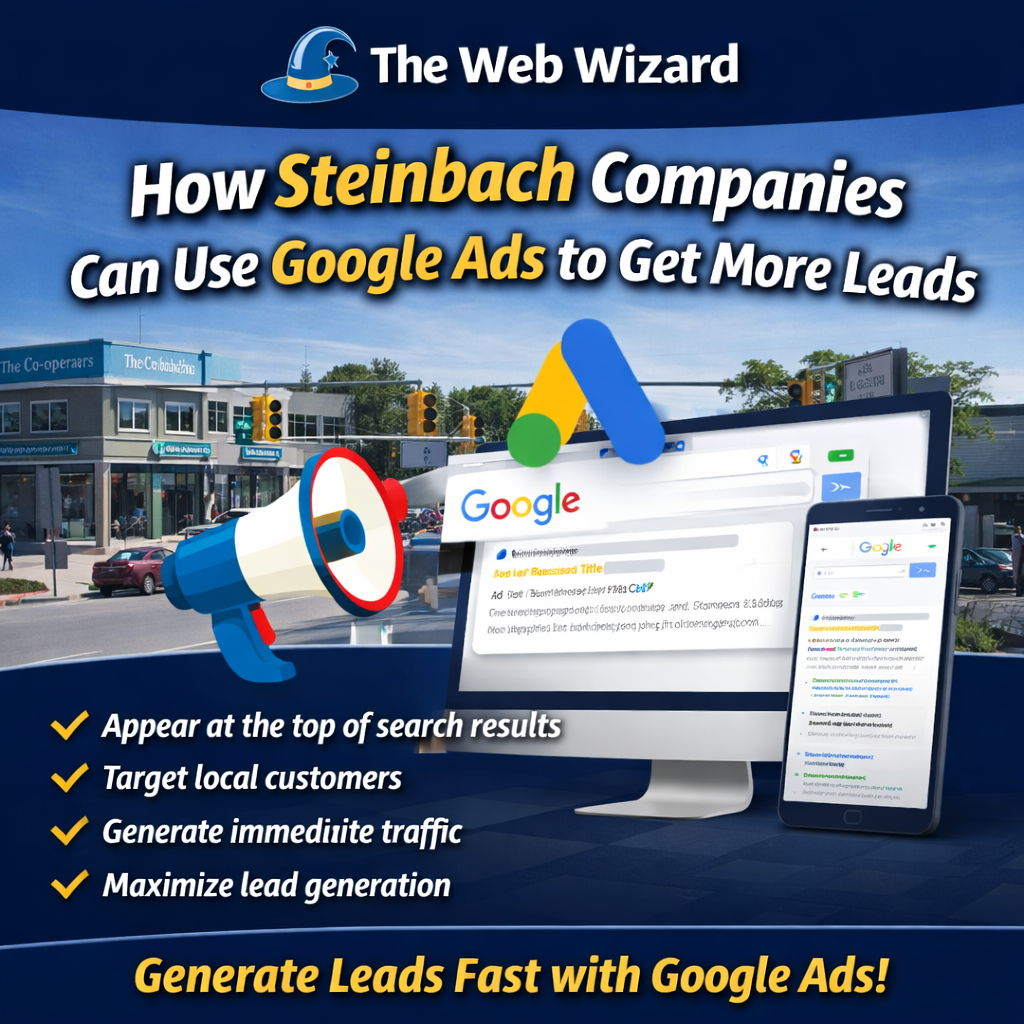 Image showing How Steinbach Companies Can Use Google Ads to Get More Leads