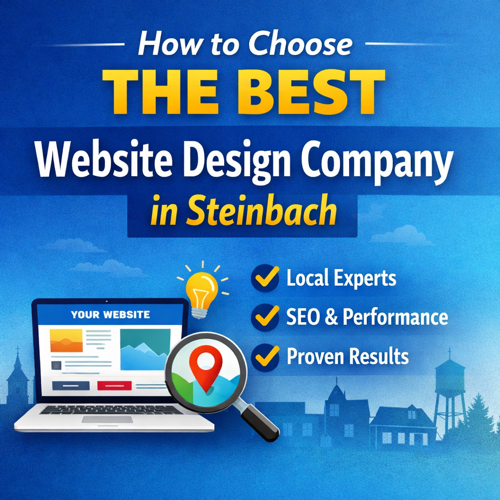 An image for a blog titled How to Choose the Best Website Design Company in Steinbach