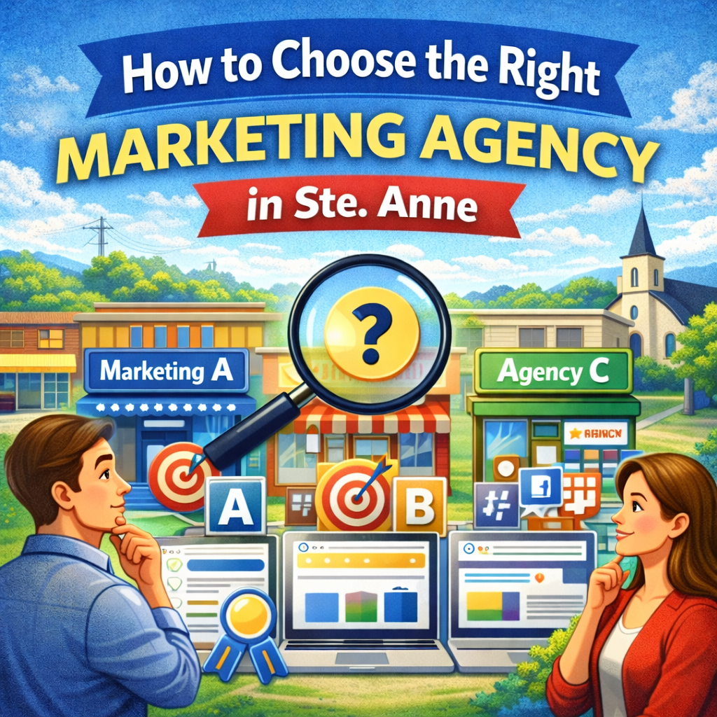 Choosing the right marketing agency in Ste Anne Manitoba